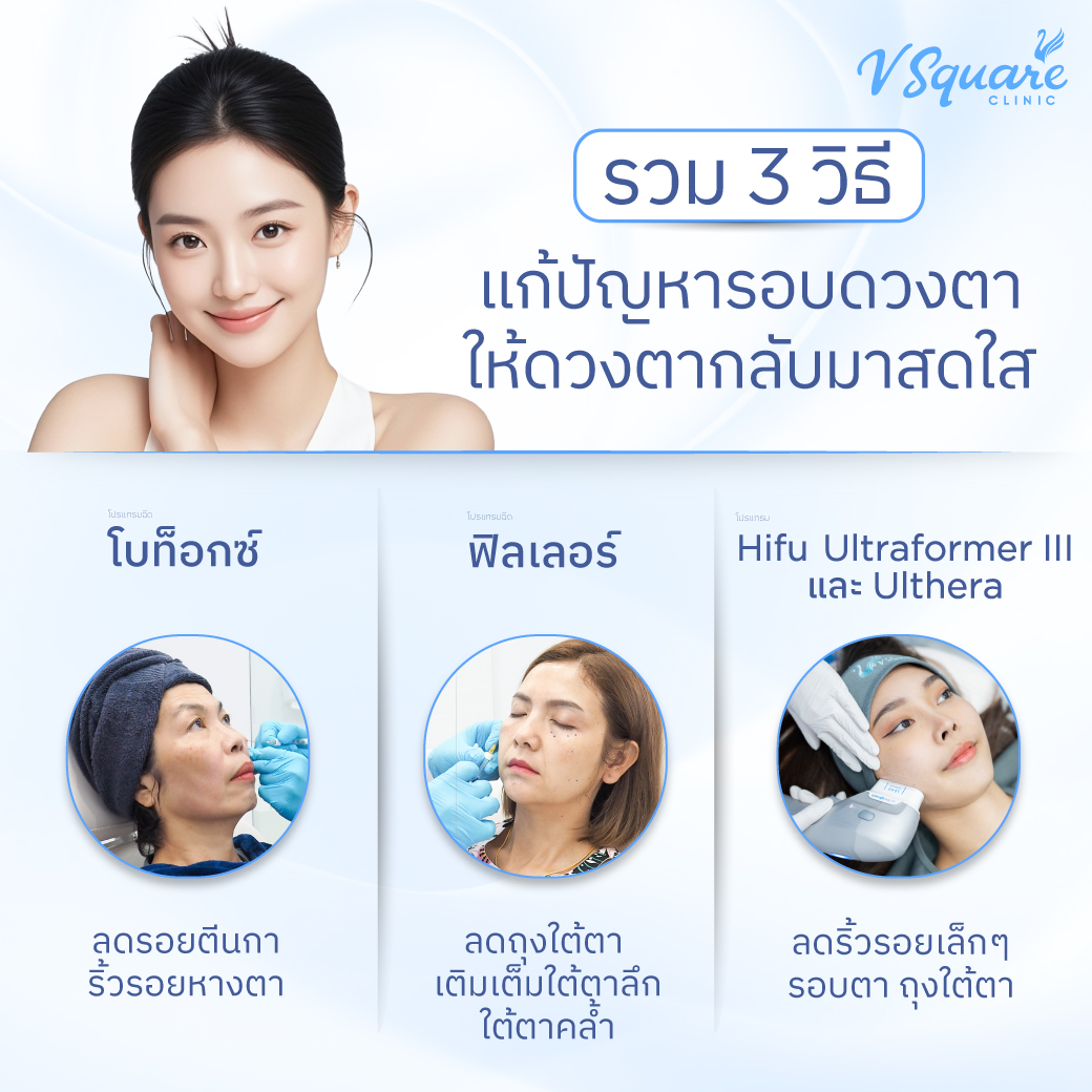 วิธีลดริ้วรอยรอบดวงตา