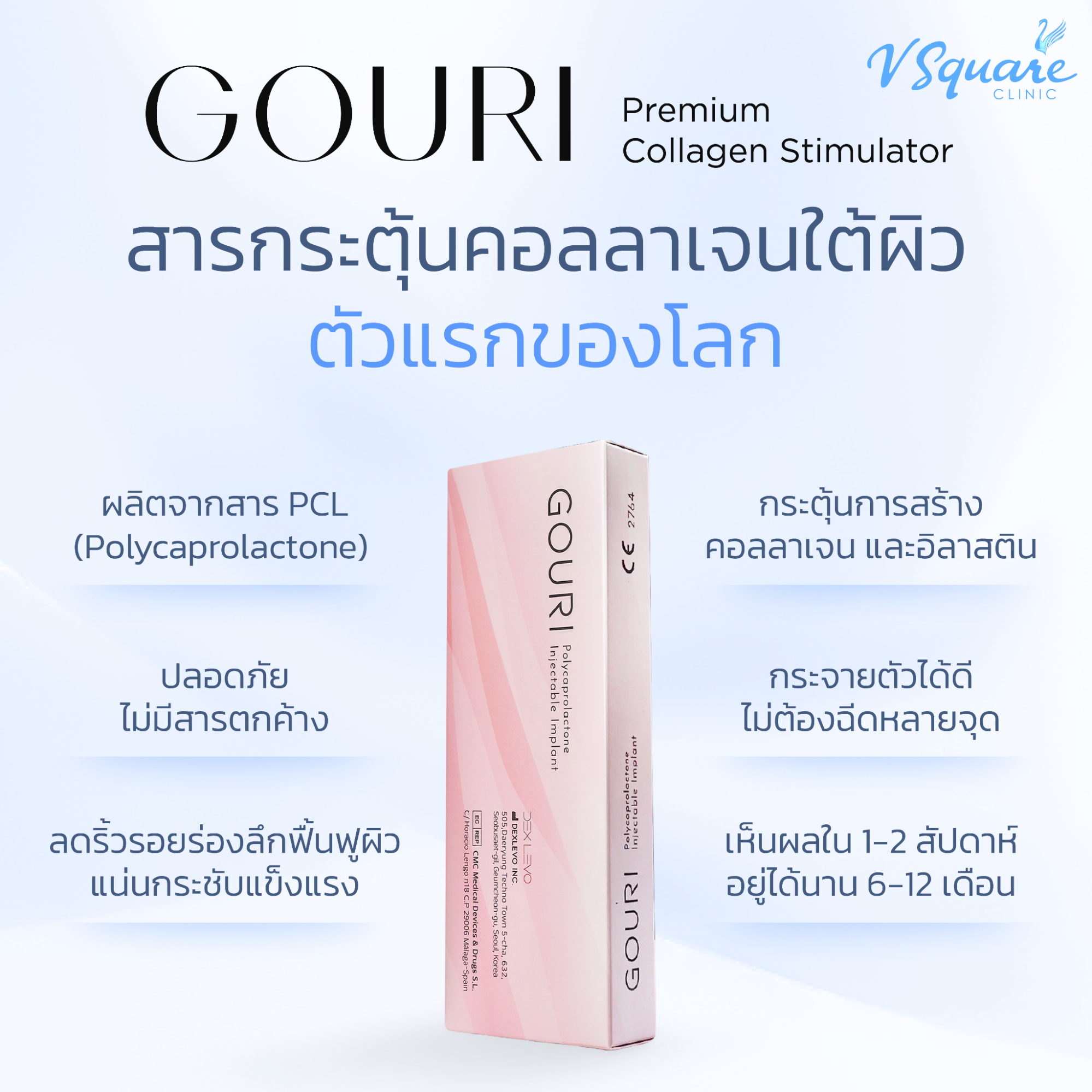 Gouri กระตุ้นคอลลาเจน